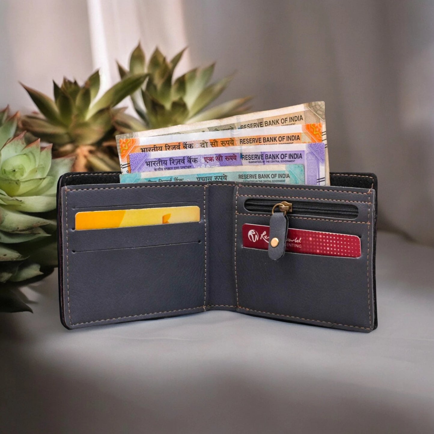 Premium Wallet Combo 2.0 - Wallet + Pen + Keychain