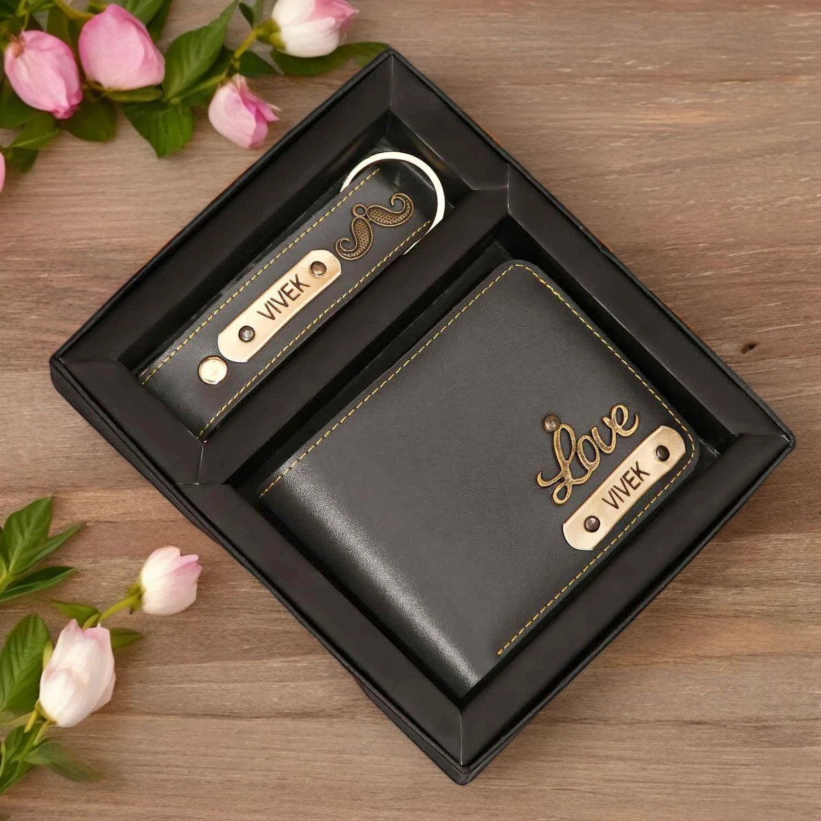 Men's Wallet Combo - Wallet + Keychain