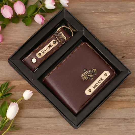 Men's Wallet Combo - Wallet + Keychain