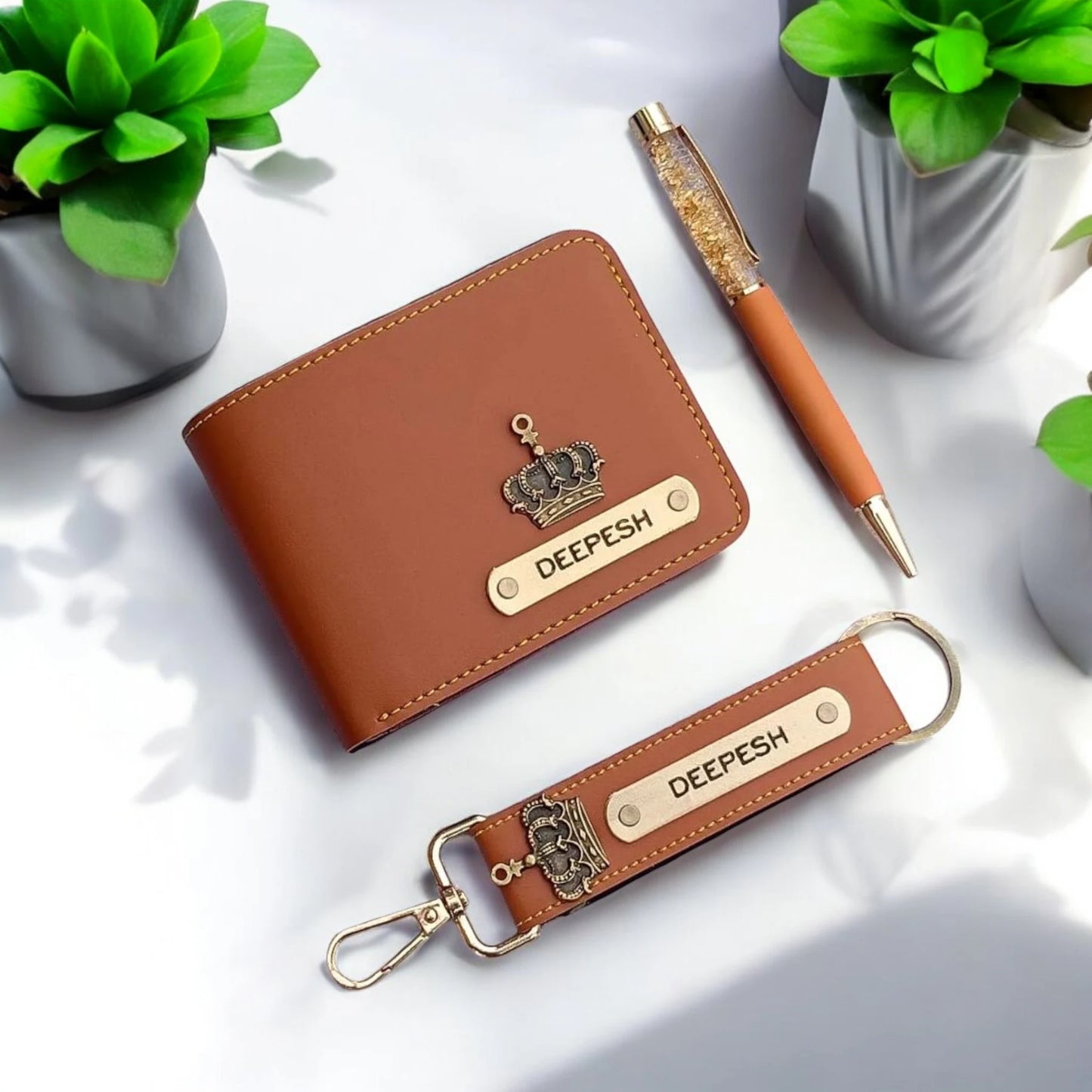 Premium Wallet Combo 2.0 - Wallet + Pen + Keychain